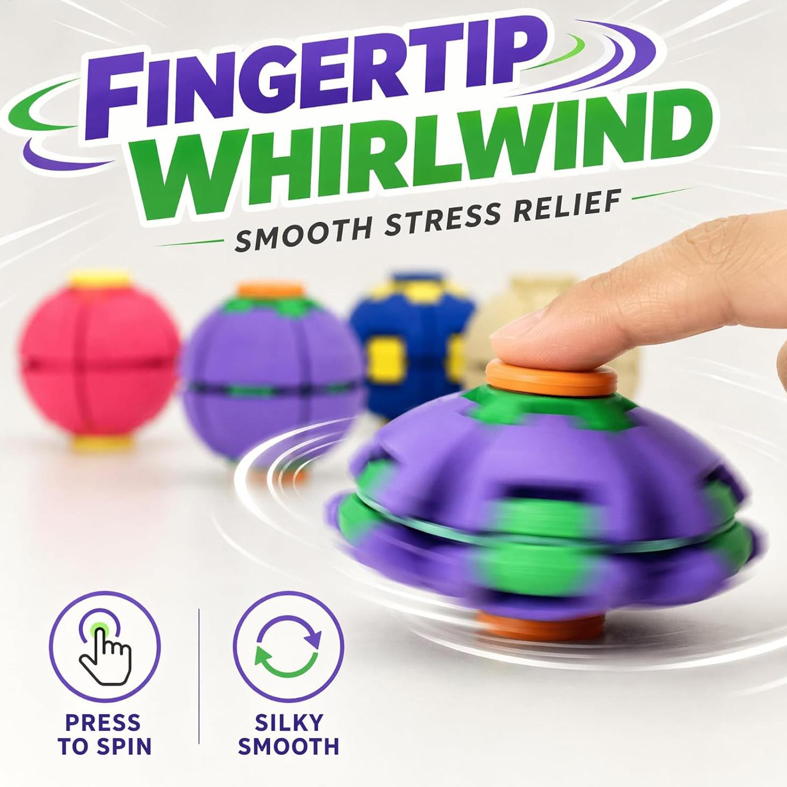 3D Printing Fidget Toys - フィジェットボール 3Dプリント感覚玩具 回転式 ポータブル 子供・ティーン向け ハンドスピナー