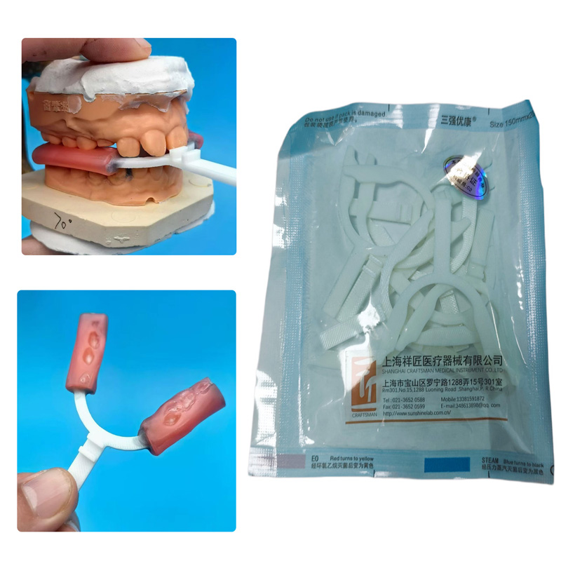 3D Printing Orthodontics - 10個/袋入り 歯科矯正用下顎延長バイトフォーク 歯科ラボ 3Dプリント TB 中顎バイトフォーク