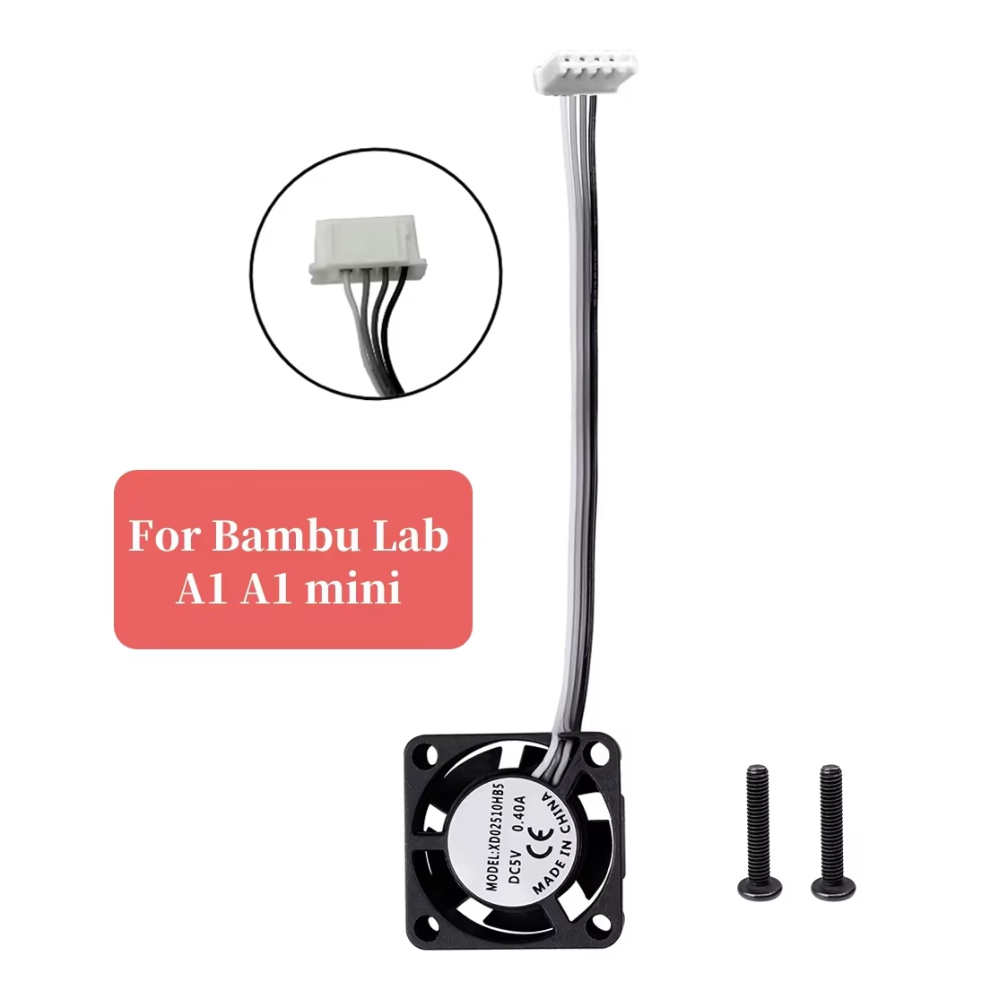 3D Printing Bambu - Bambu Lab X1/P1 2510 5V高速冷却ファン、Bamboo 3DプリンターX1