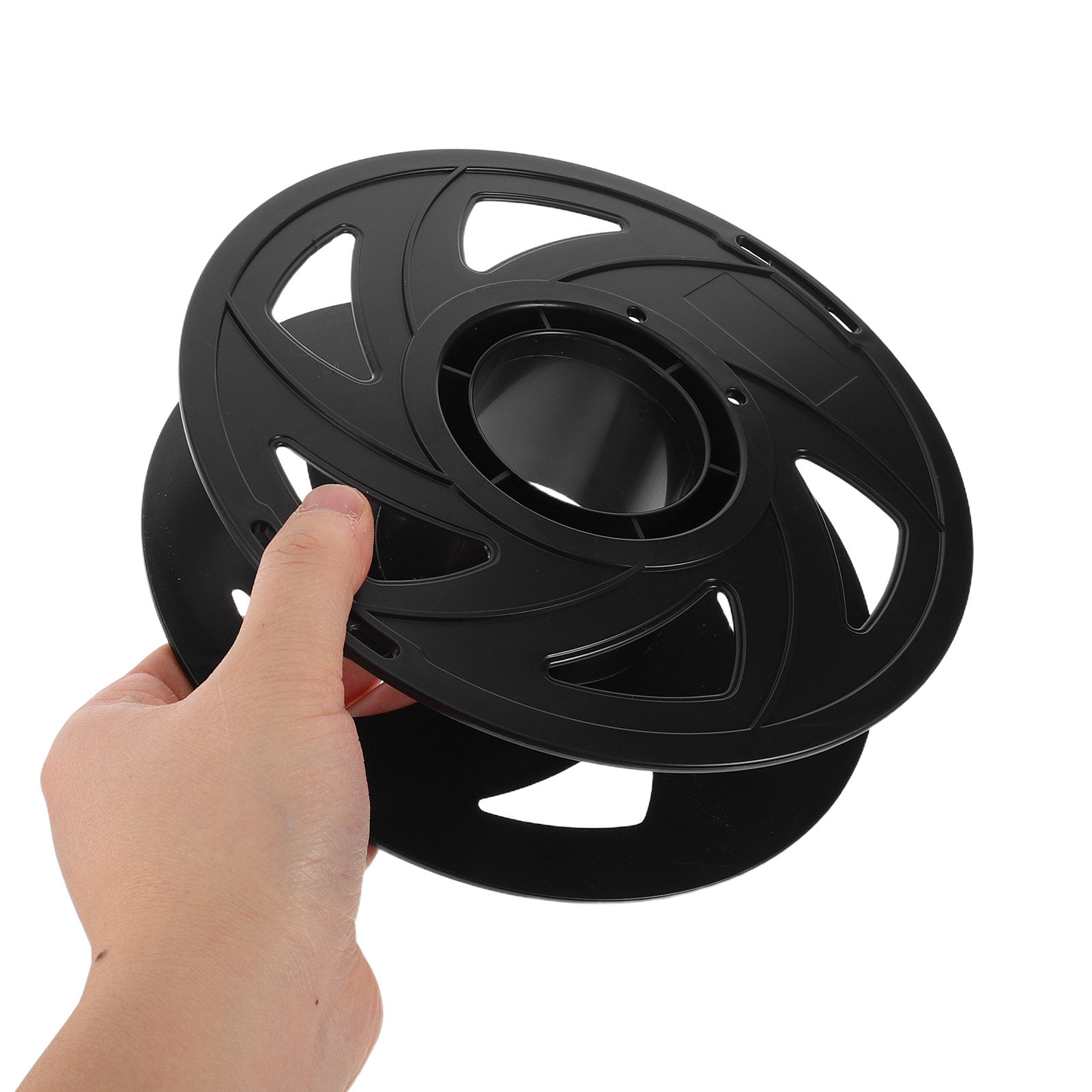 Abs Filament Spool - 6個入り 再利用可能なフィラメントスプール 空の3Dプリンターフィラメント収納スプール プラスチックリールホルダー 収納用巻き取りリール コード用
