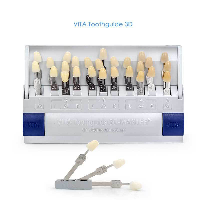 3D Printing Orthodontics - VITA 29 色歯の色見本ガイド古典的な義歯 3D マスターシェード歯ガイド歯科ラボ機器歯のホワイトニング歯モデル