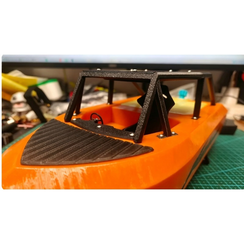 3D Printing Rc Boat - DIYキットアップグレードパーツ ボートアクセサリー 300mmジェットポンプ カートボート フルハードウェアセット、3DプリントRCモデル、カスタム船体カラー