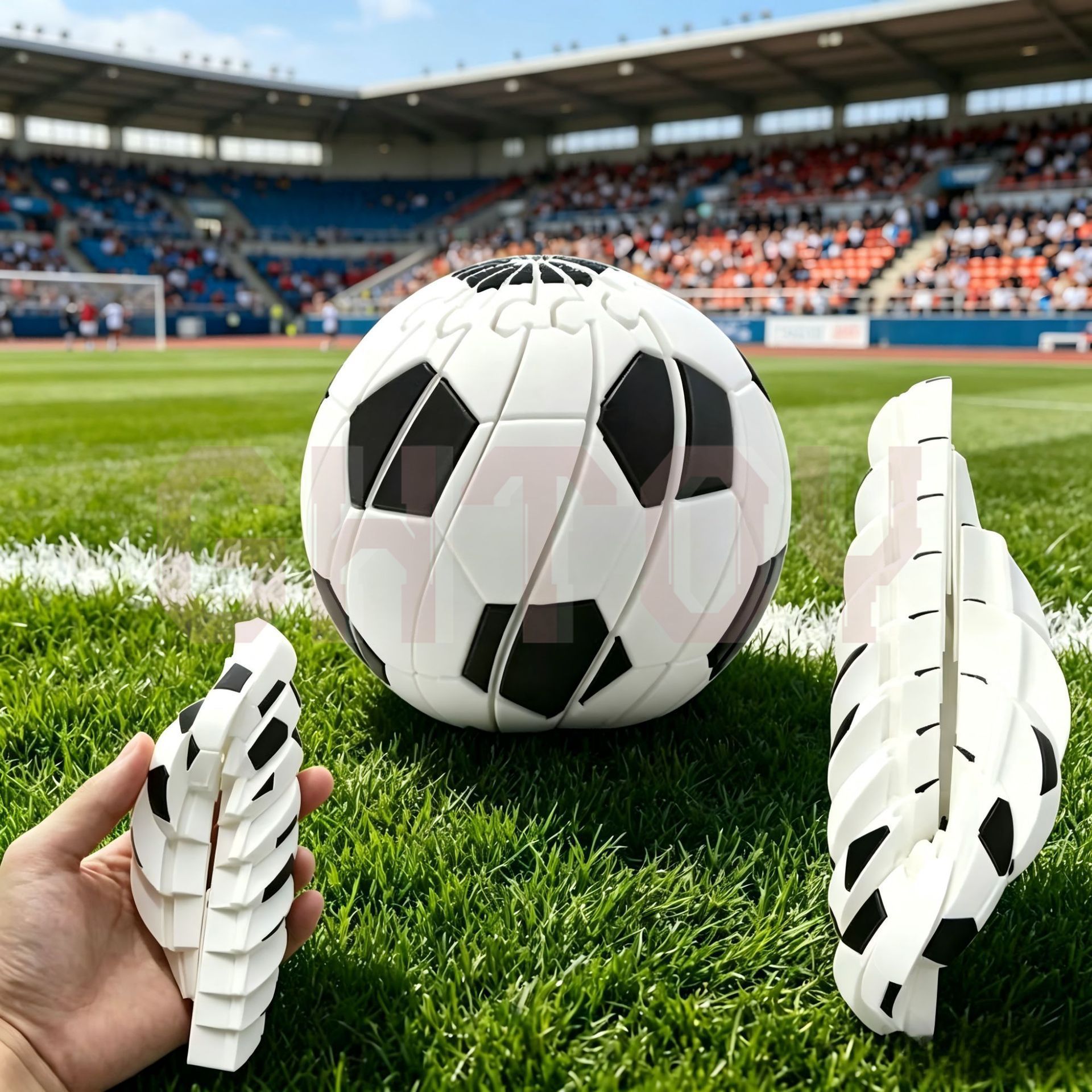 3D Printing Fidget Toys - 3Dプリント変形サッカーボールフィジェットトイ ツイストストレス解消サッカーデスクオーナメント 減圧おもちゃ スポーツお土産ギフト