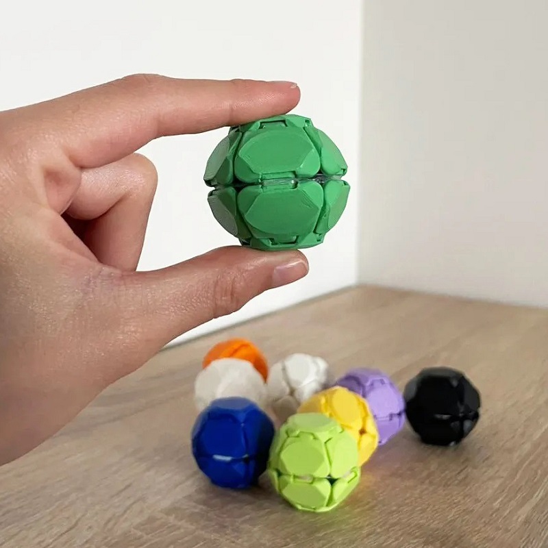 3D Printing Fidget Toys - 3Dプリントペンタクリック減圧ツール、指圧回転おもちゃ、フィジェットゾーブル誕生日プレゼント、減圧ギフト
