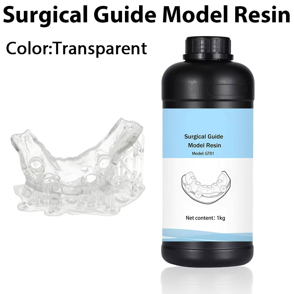 3D Printing Orthodontics - 歯科用3Dプリンター用レジン液、高精度かつ生体適合性があり、手術ガイドモデルや3Dプリント用硬質感光性レジンに適しています。