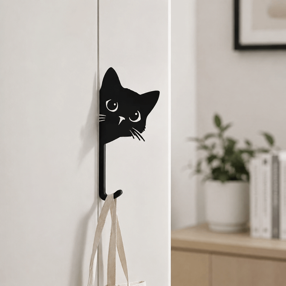 3D Printing Aluminium - ユニークな装飾猫フック 3D プリントホームデコレーションキーホルダーかわいい吊り下げフックオフィス