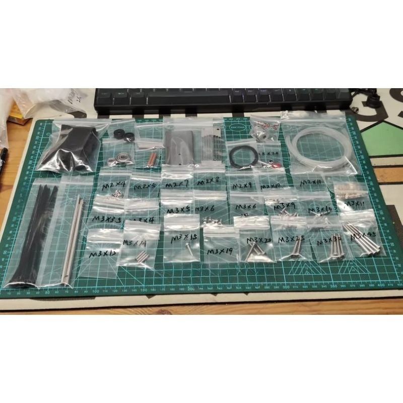 3D Printing Rc Boat - M-Jet 35 ジェットドライブポンプ用フルセットメタルハードウェアキット、3Dプリントジェットカートボート組み立て部品、推進システムアクセサリー