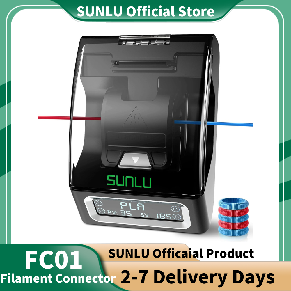 Abs Filament Spool - SUNLU FC01 フィラメントコネクター 急速加熱 3Dプリンターフィラメント 1.75mm
