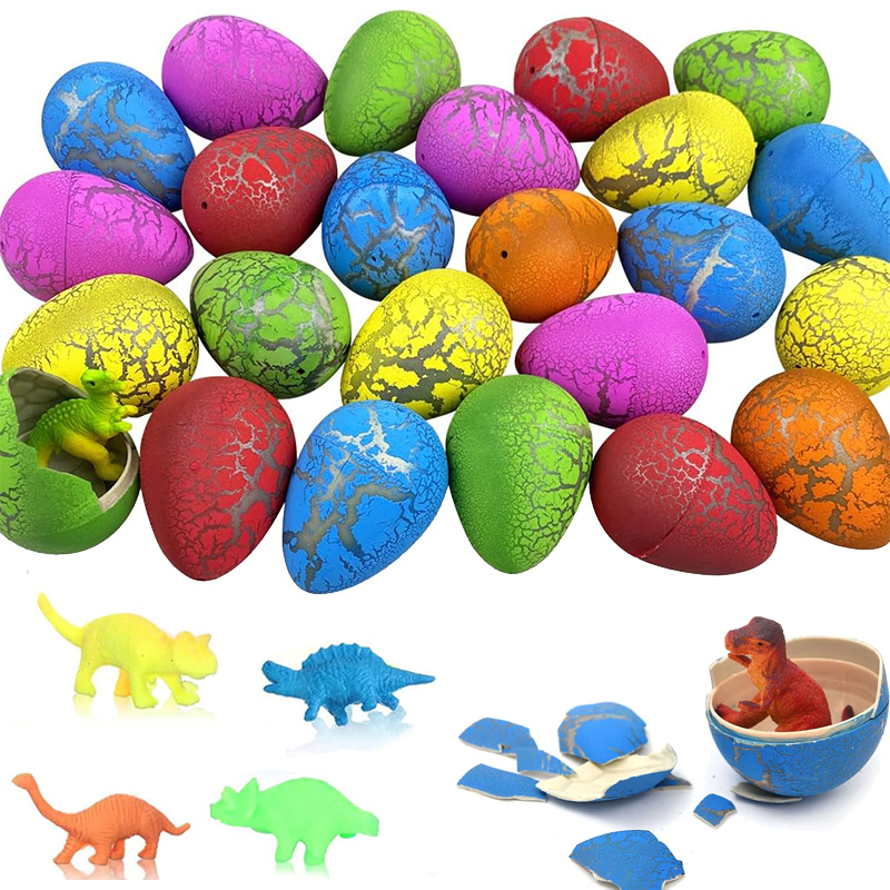 3D Printing Egg - 10 個ミニ恐竜の卵孵化可能な子供フェスティバルギフトパーティーの好意誕生日用品復活卵グッディバッグ用