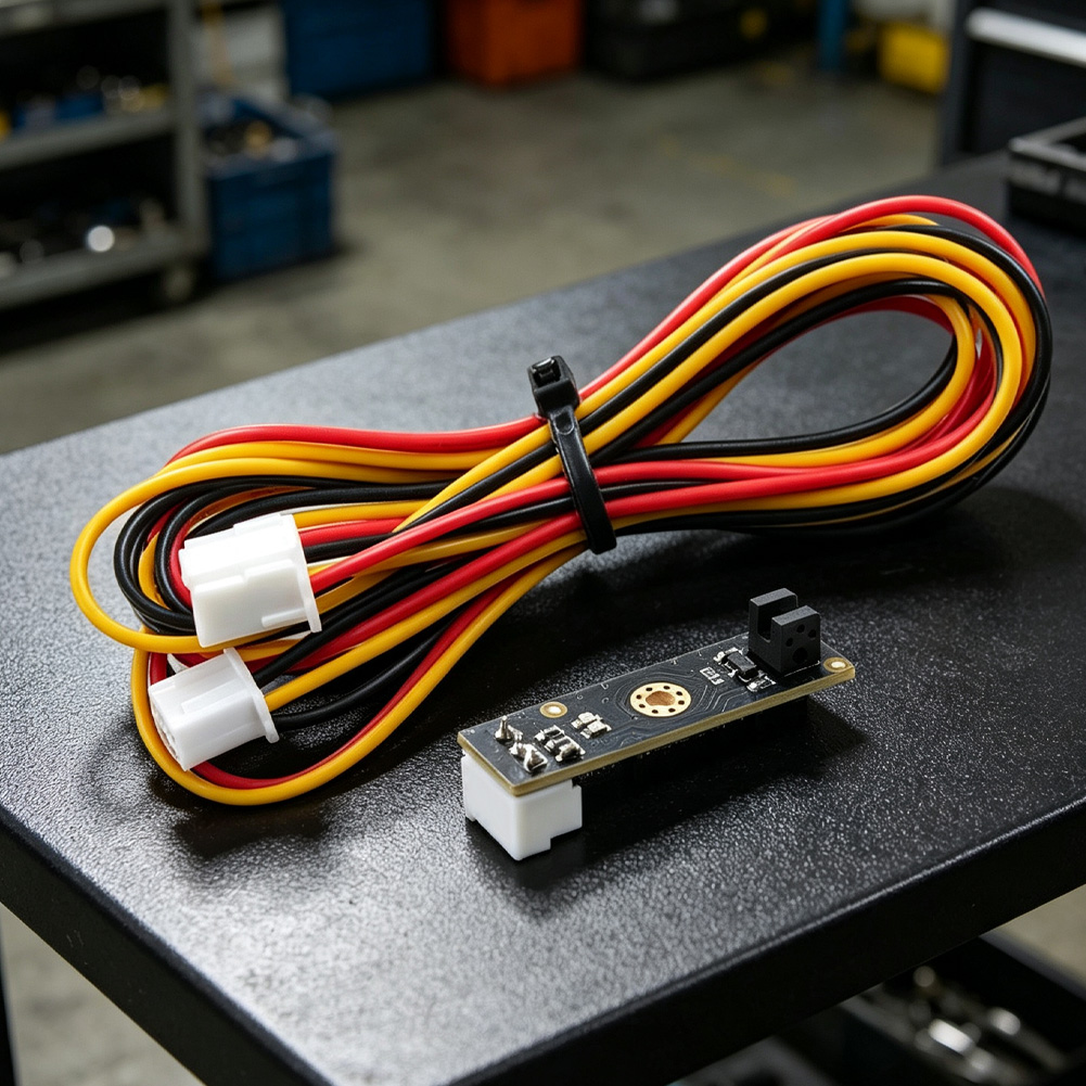 Filament Runout Sensor - 赤外線フィラメント振れセンサー（LEDインジケーターと1mケーブル付き）マルチカラー押出機3Dプリンター部品用 ERCFバニーキット