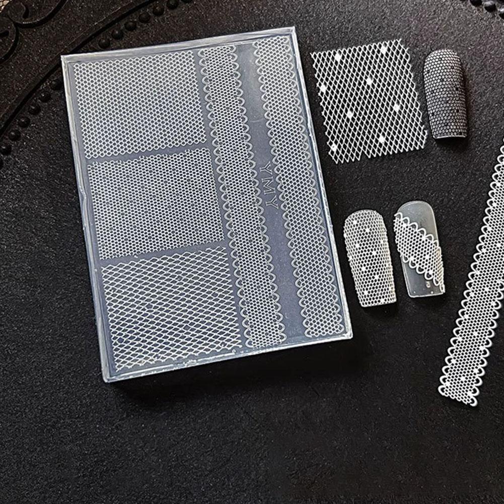 シリコンレースネイルアートステンシル3Dヴィンテージレースパ - 3D Printing Templates Free のレビューと価格