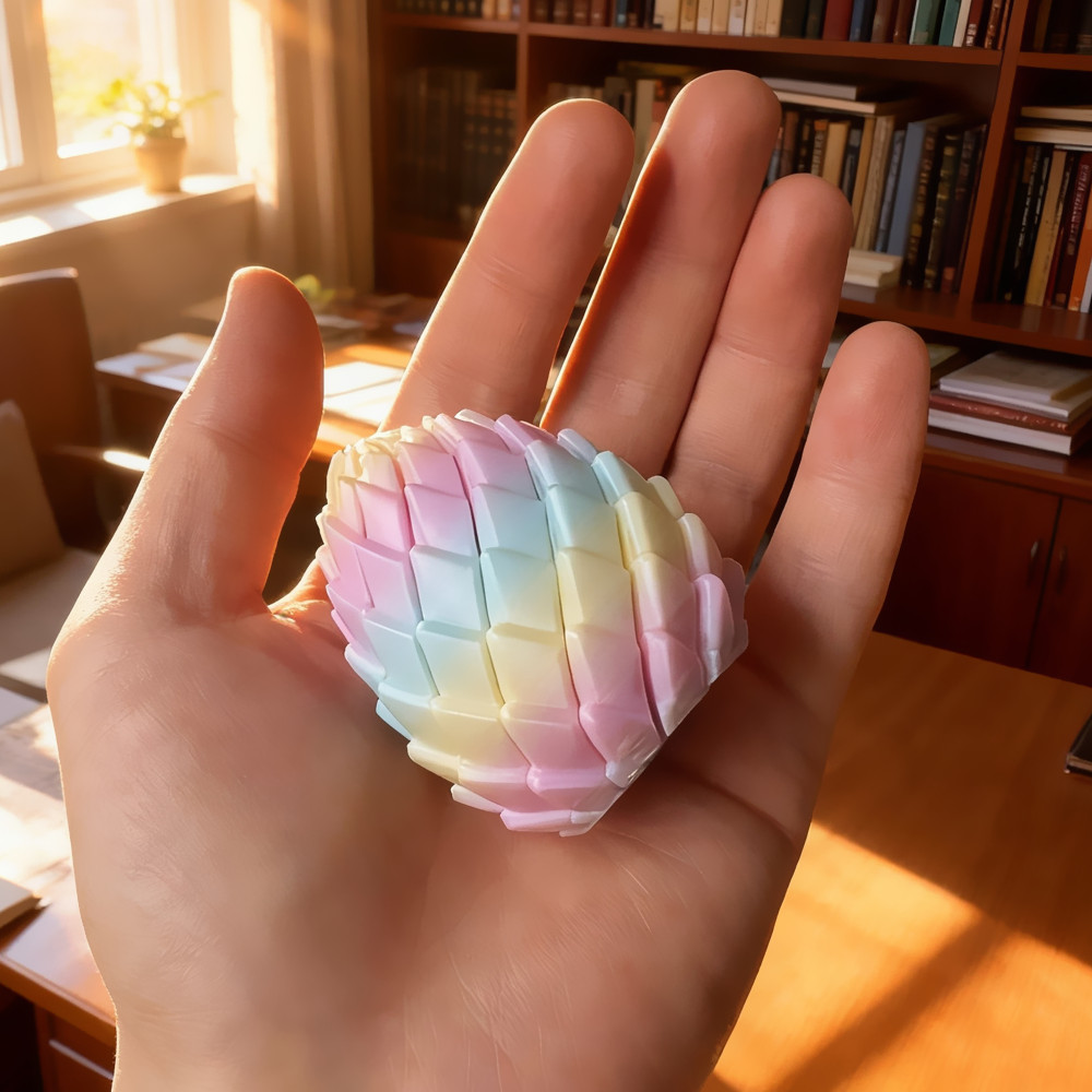 3Dプリントドラゴンエッグストレス解消おもちゃ 変形可能なツ - 3D Printing Egg のレビューと価格