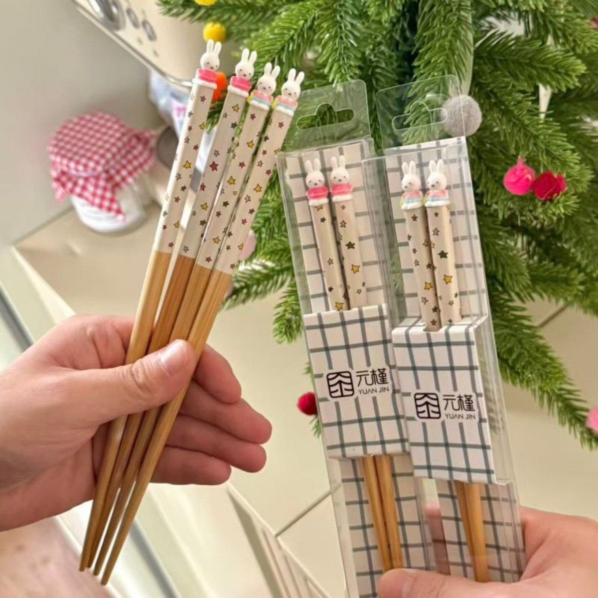 かわいいミッフィーうさぎ箸 キュートな漫画ミッフィーうさぎ星 - 3D Printing Bambu のレビューと価格