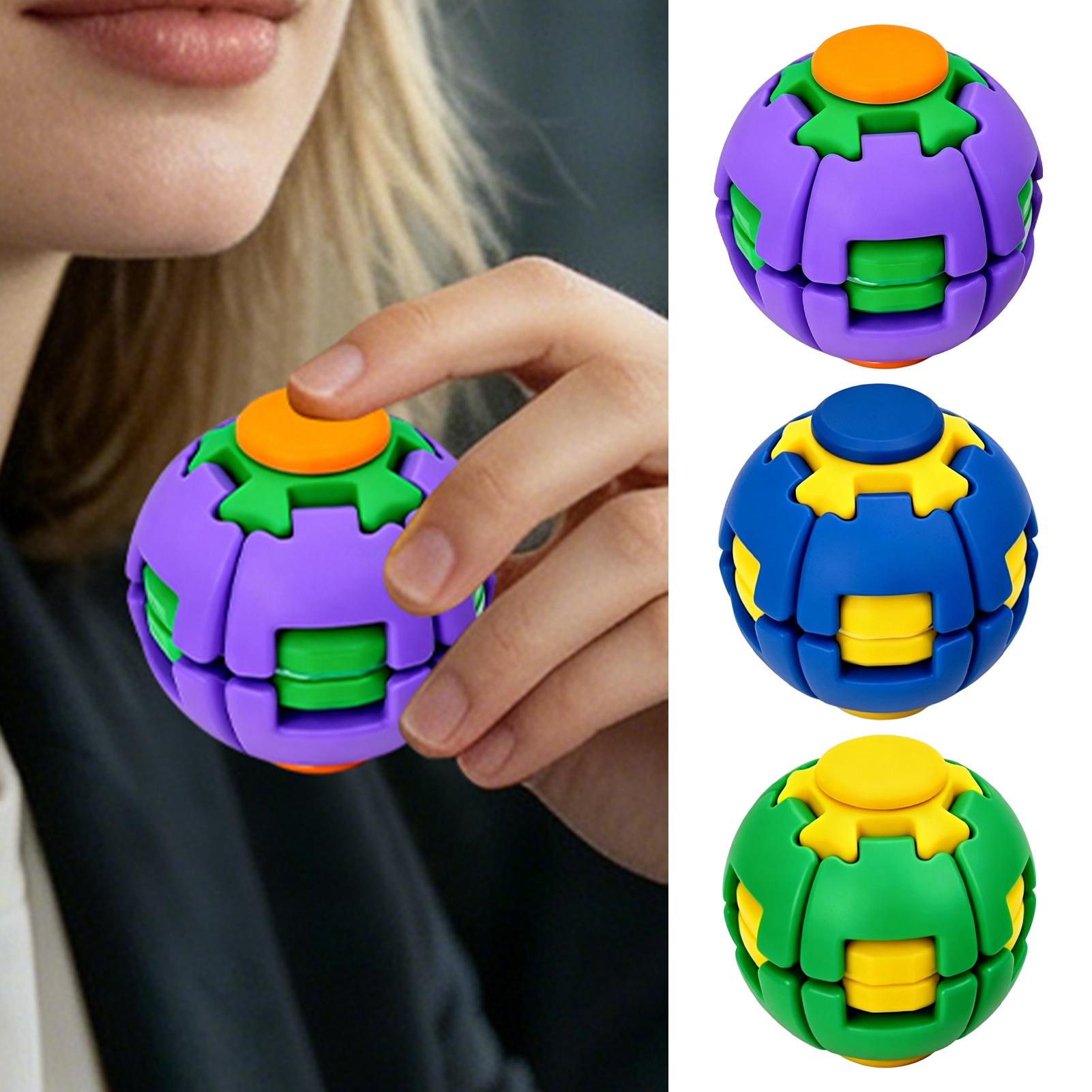 フィジェットボール 3Dプリント感覚玩具 回転式 ポータブル - 3D Printing Fidget Toys のレビューと価格