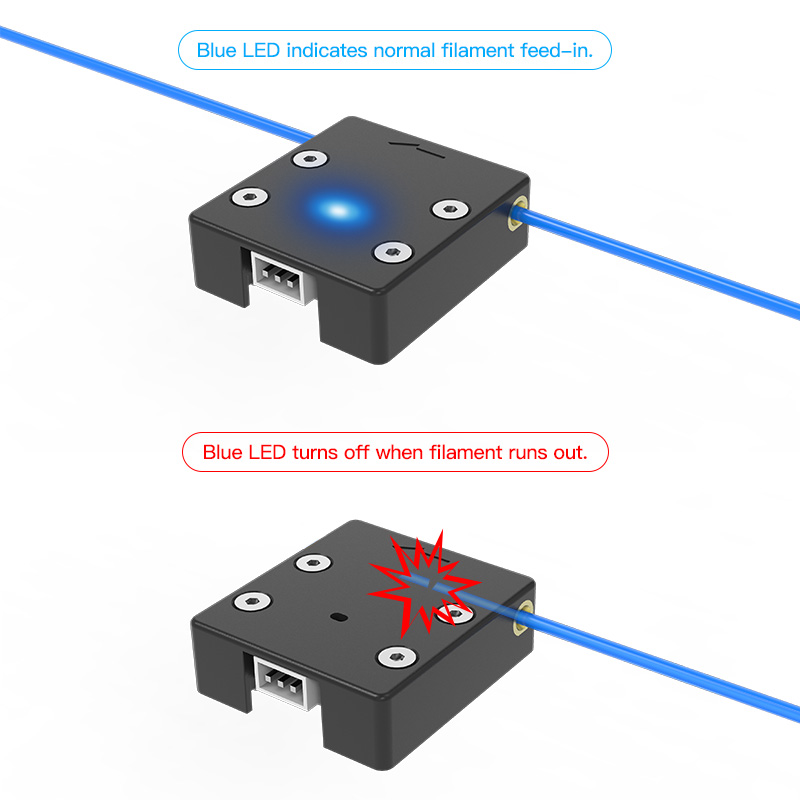 Creality Ender 3 V2用 フィラメント切れセ - Filament Runout Sensor のレビューと価格