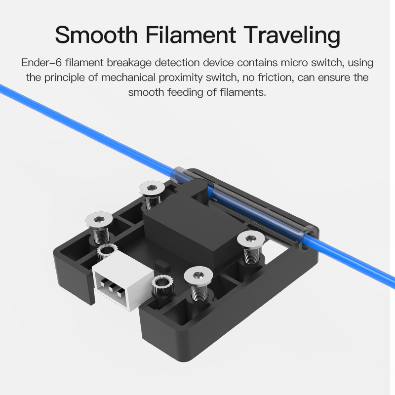 Creality Ender 3 V2用 フィラメント切れセ - Filament Runout Sensor のレビューと価格