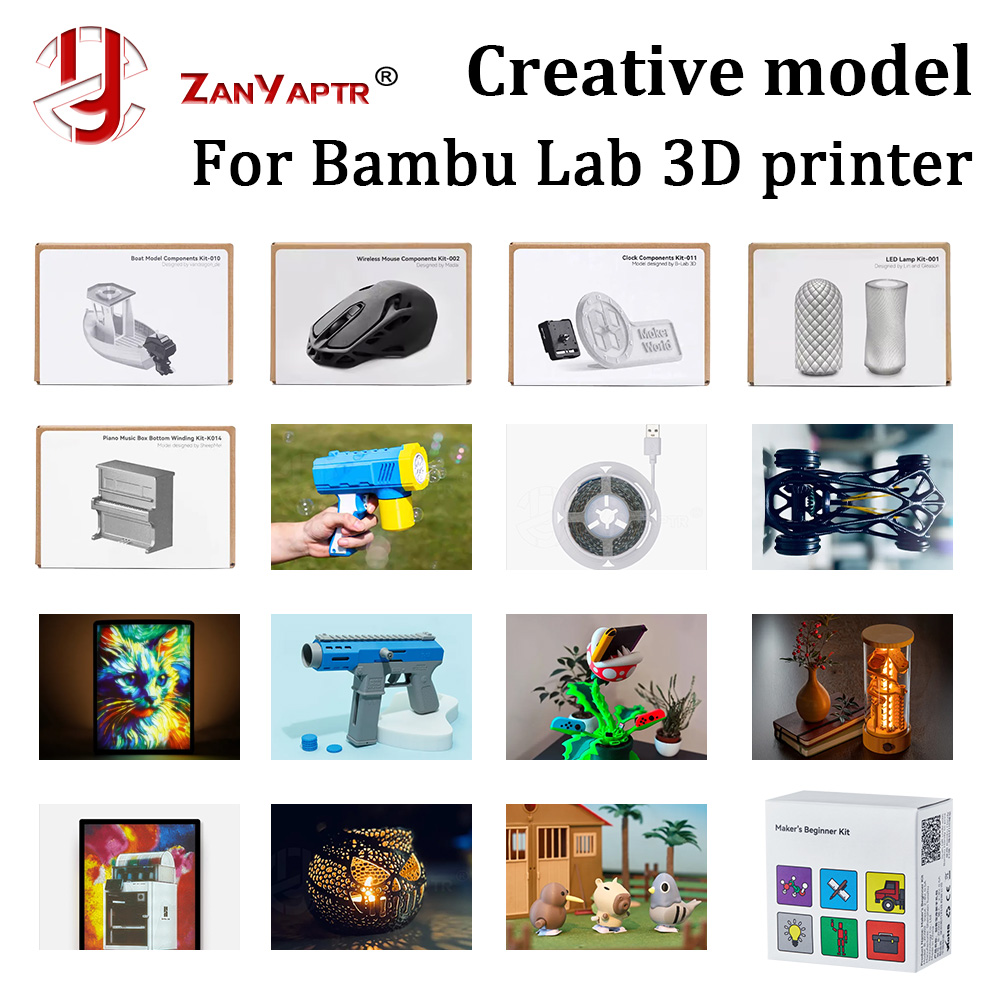Bambu Lab DIYクリエイティブモデルコンポーネント - 3D Printing Bambu のレビューと価格