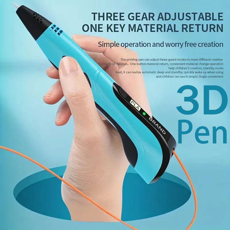 オリジナル 3D ペン子供用 3D 描画印刷ペン LCD ス - Abs Filament Spool のレビューと価格