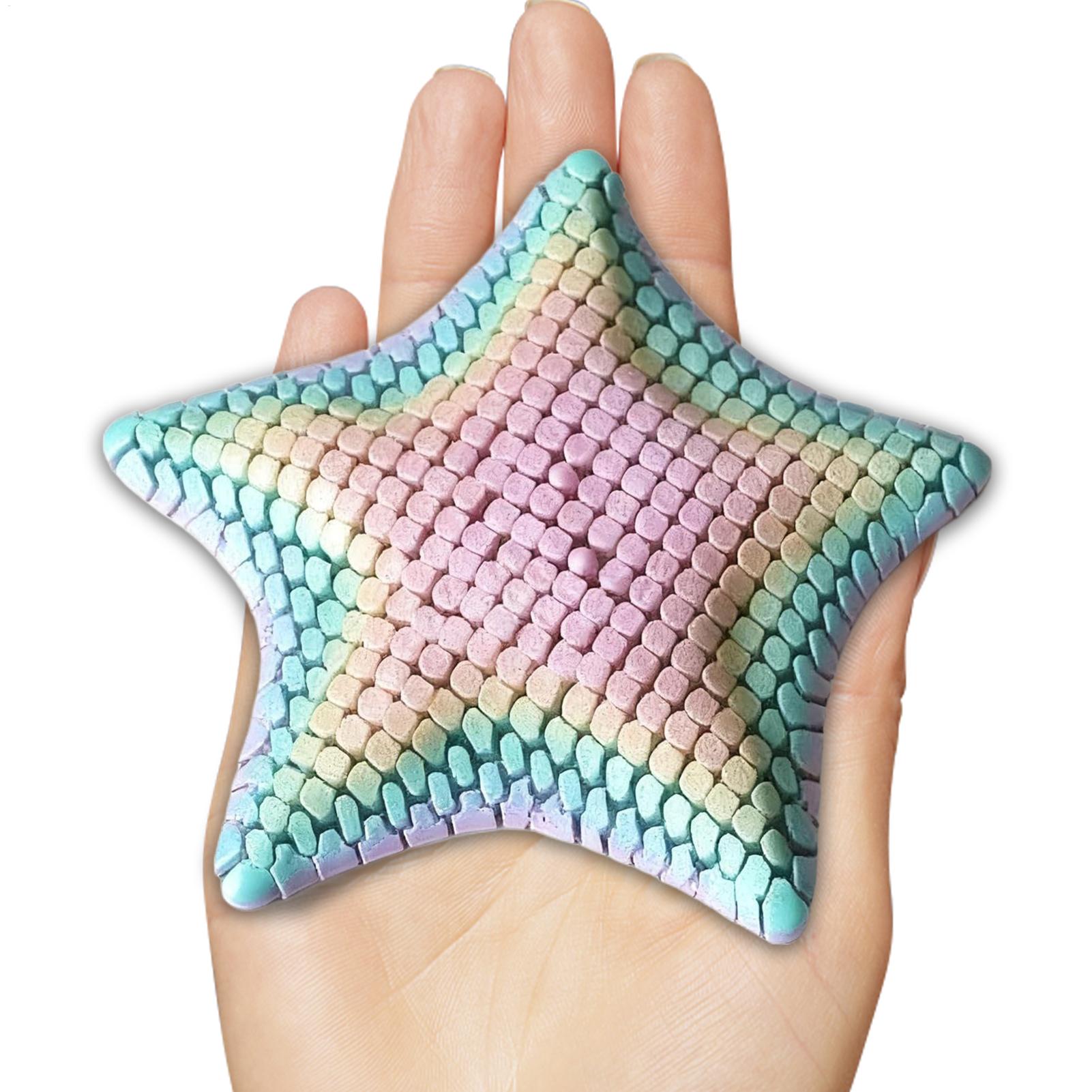 3Dプリントされた柔軟なヒトデ型フィジェットトイ、ストレス解 - 3D Printing Fidget Toys のレビューと価格