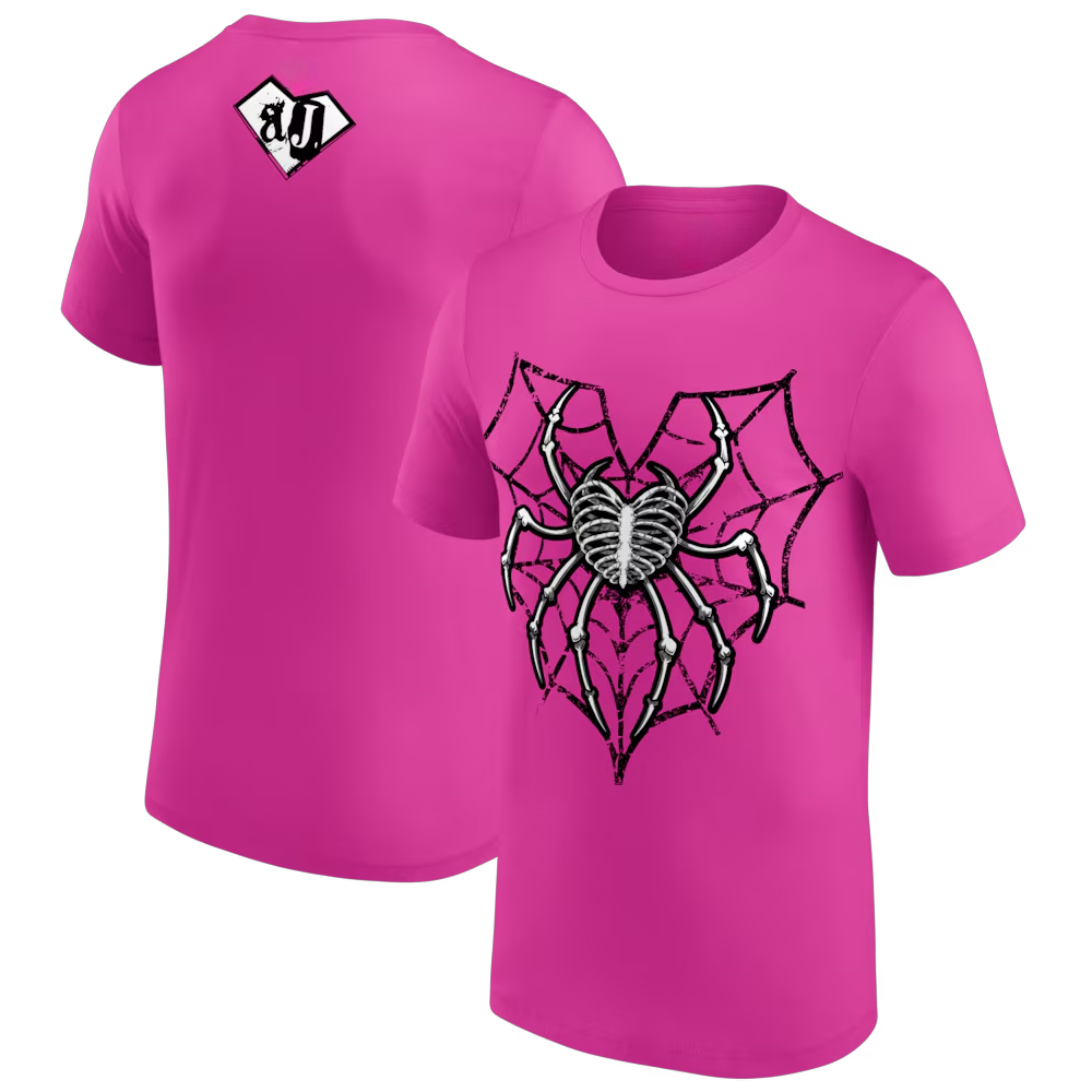 メンズ ピンク AJ Lee スパイダーウェブ ハート Tシ - 3D Printing Web のレビューと価格