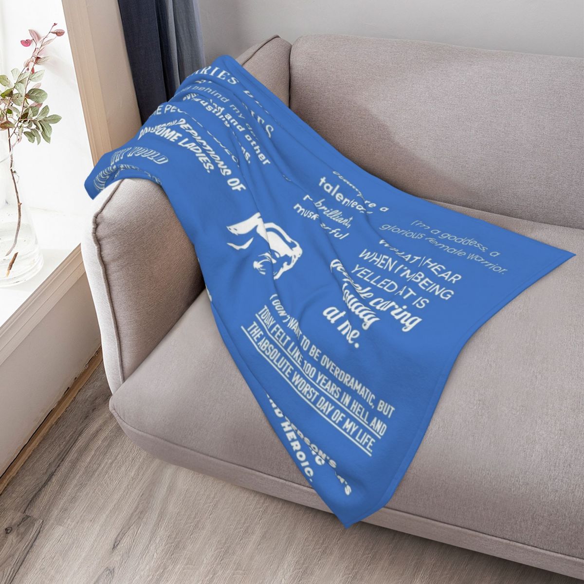 Leslie Knope - 引用句入りスローブランケット  - 3D Printing Quote のレビューと価格