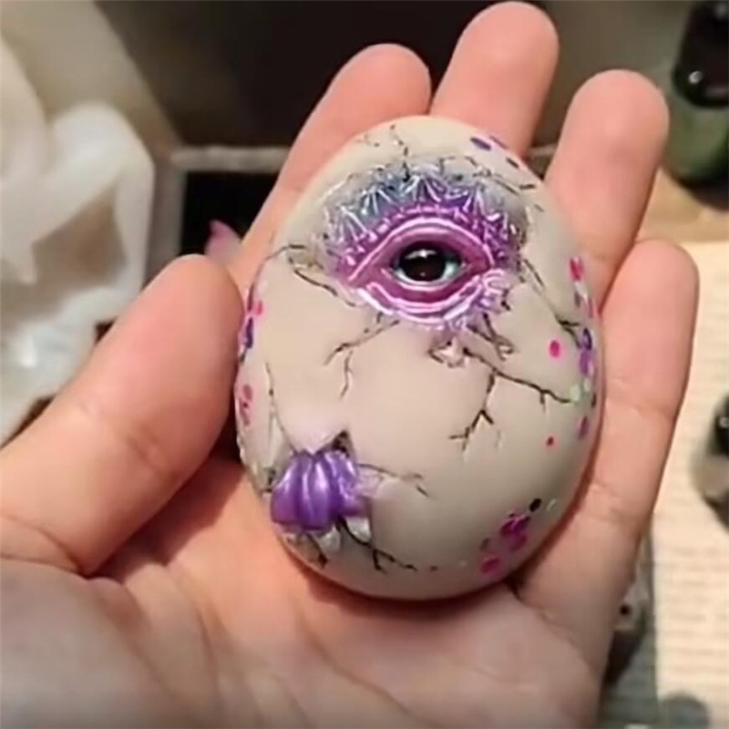 3 スタイルミラー眠いドラゴン恐竜シードラゴンの卵シリコーン - 3D Printing Egg のレビューと価格