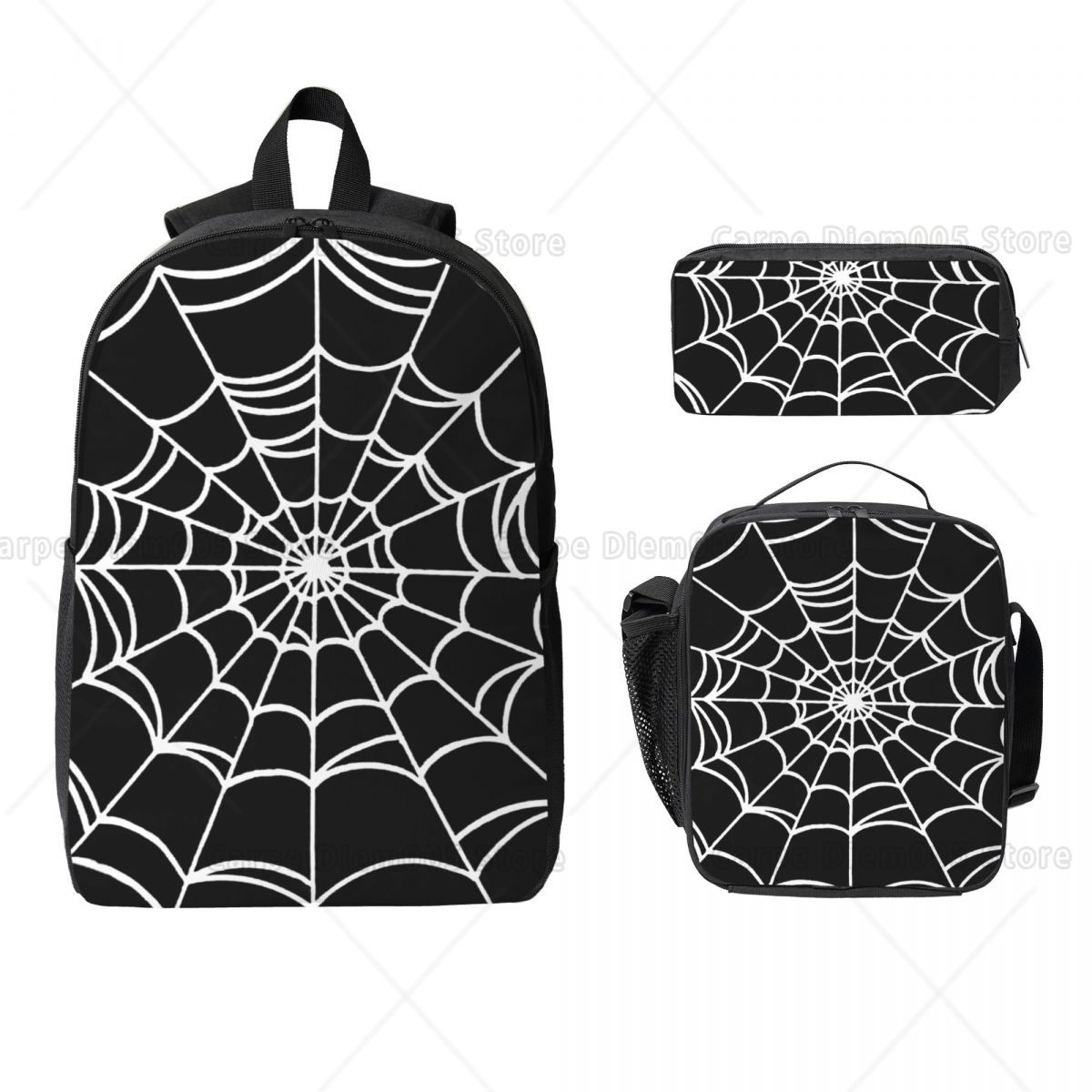 ブラック ウェブ スパイダー プリント バックパック セット - 3D Printing Web のレビューと価格