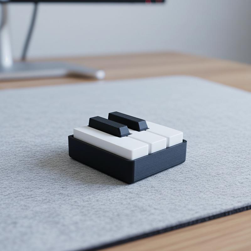プレス式3DプリントPLAピアノキーボード型フィジェットクリ - 3D Printing Fidget Toys のレビューと価格