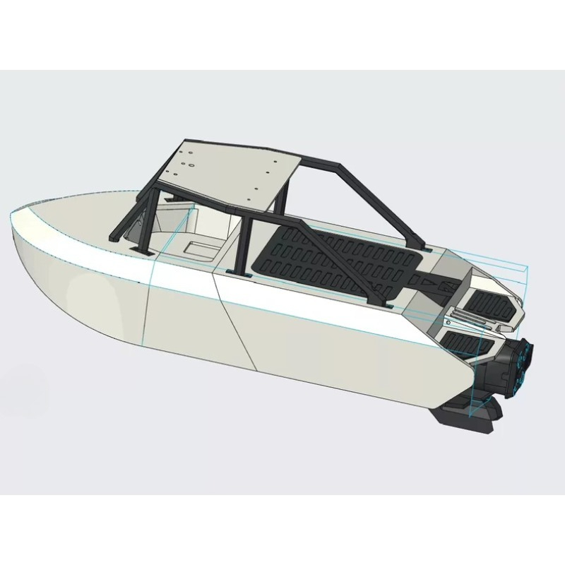 DIYキットアップグレードパーツ ボートアクセサリー 300 - 3D Printing Rc Boat のレビューと価格