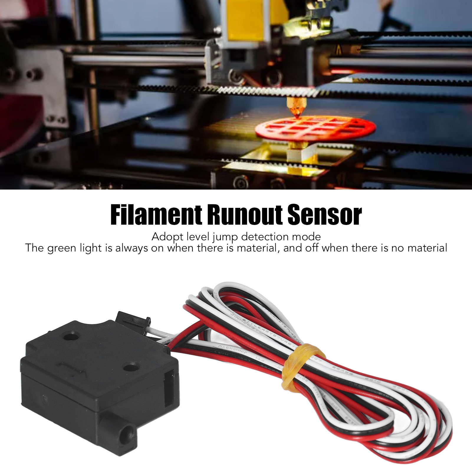 3D プリンターの故障検出 3D プリンターの故障検出、イン - Filament Runout Sensor のレビューと価格