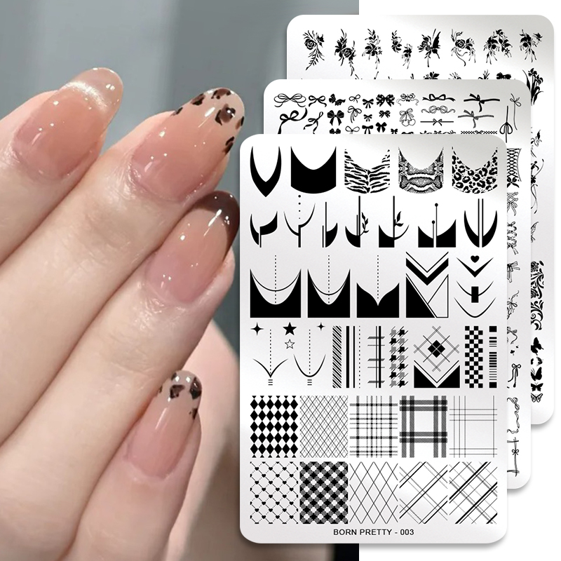 BORN PRETTY リーフフラワーネイルアートスタンピン - 3D Printing Templates Free のレビューと価格