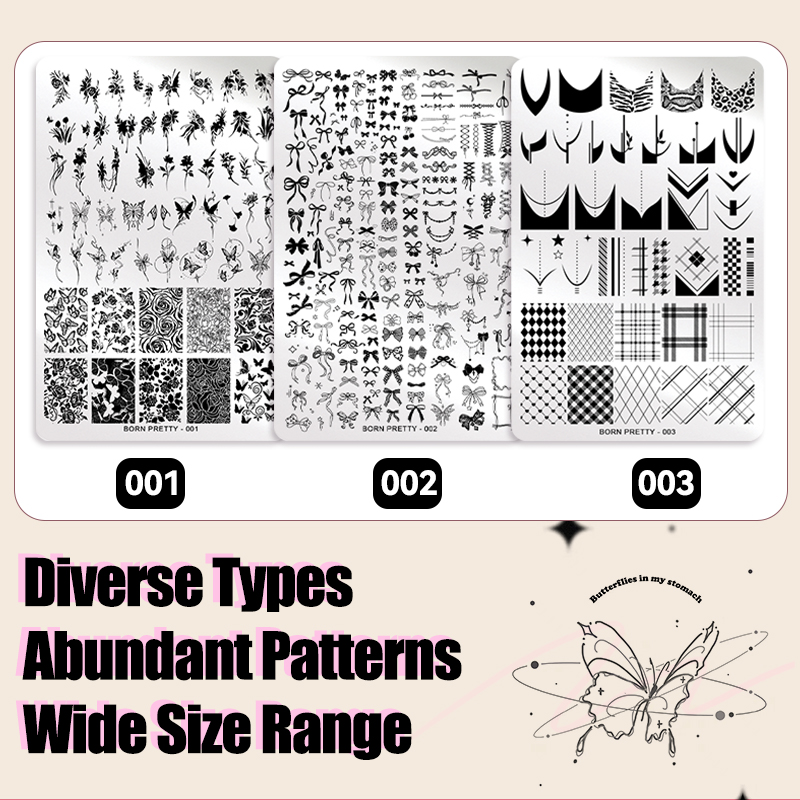 BORN PRETTY リーフフラワーネイルアートスタンピン - 3D Printing Templates Free のレビューと価格