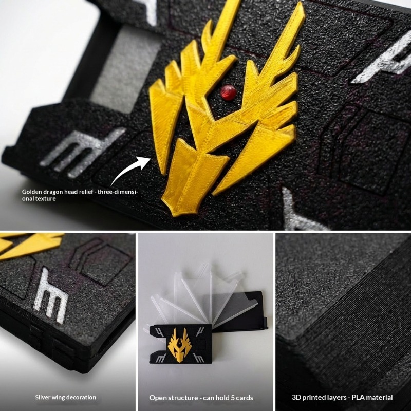 仮面ライダーライク 3D プリントカードホルダー PLA 環 - 3D Printing Quote のレビューと価格