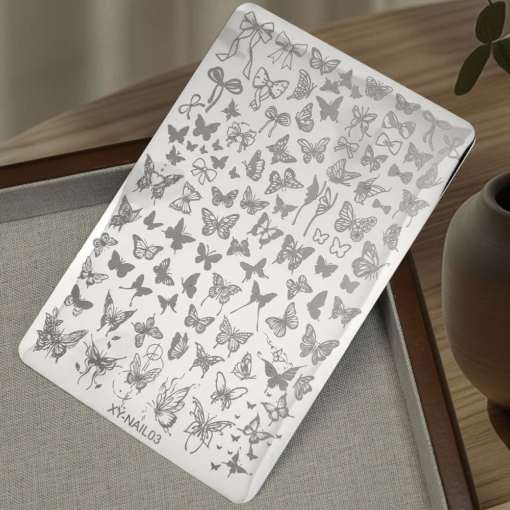 新しいステンレス鋼ネイル印刷プレート再利用可能なマニキュアネ - 3D Printing Templates Free のレビューと価格