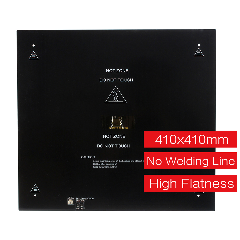 Xcr 3Dプリンタ部品24 12v温水ベッド印刷プラットフ - 3D Printing Aluminium のレビューと価格
