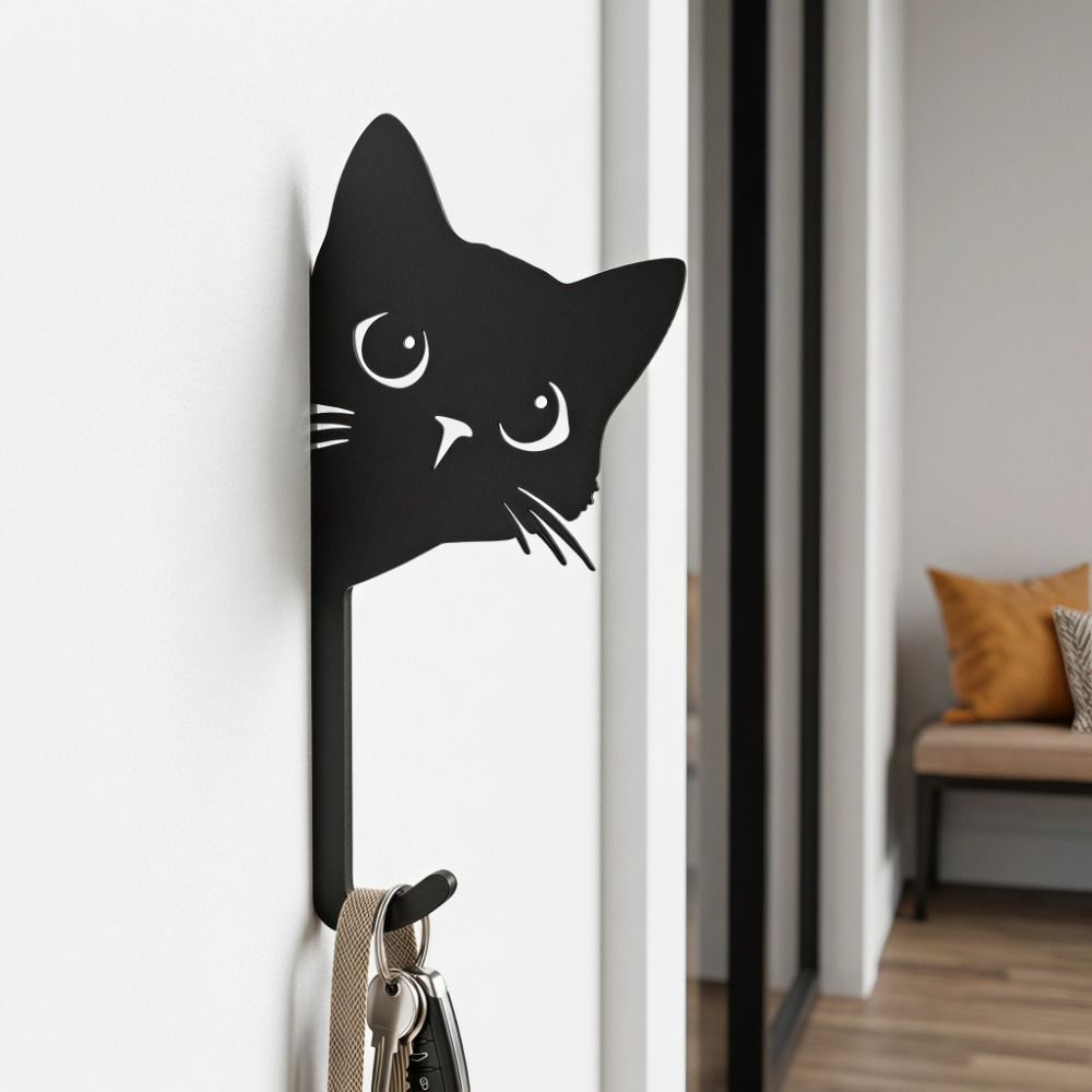 ユニークな装飾猫フック 3D プリントホームデコレーションキ - 3D Printing Aluminium のレビューと価格