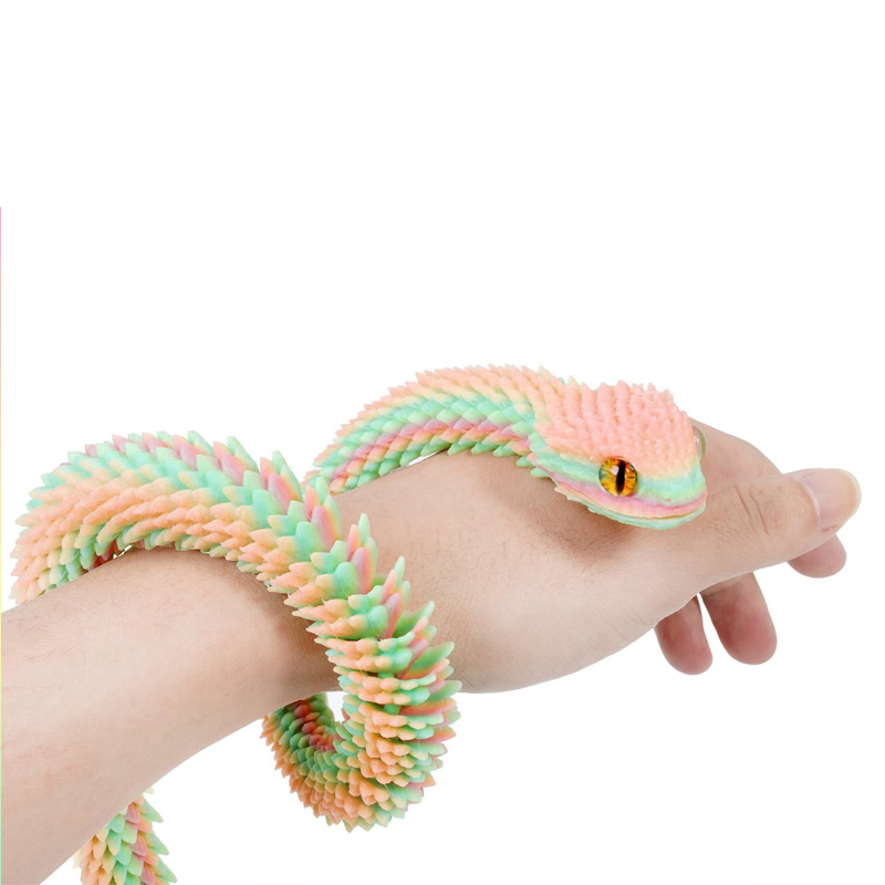 3D プリントヘビ可動ジョイントそわそわおもちゃ置物シミュレ - 3D Printing Fidget Toys のレビューと価格
