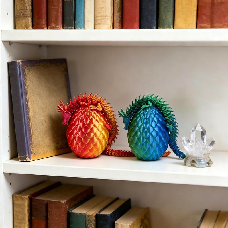 (BF06)3Dプリント製30cmドラゴンの卵、可動式ドラゴ - 3D Printing Egg のレビューと価格