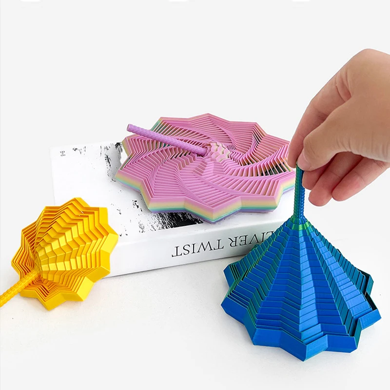 3D プリント拡張感覚フィジェットスターモデル視覚錯覚六角形 - 3D Printing Egg のレビューと価格