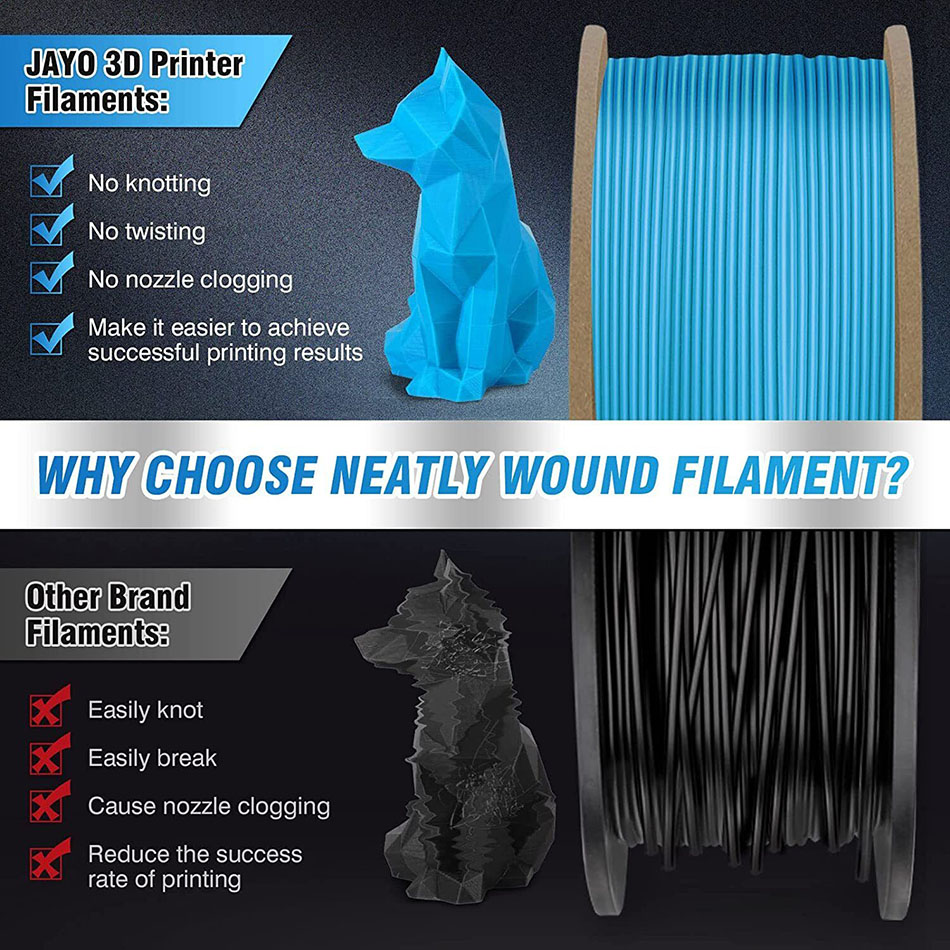 10ロールのJAYO-PLAメタabsスプール,3Dプリンタ - Abs Filament Spool のレビューと価格
