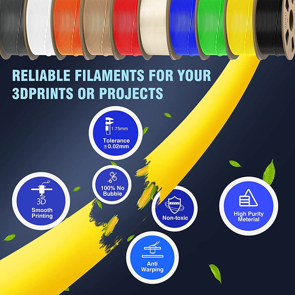 10ロールのJAYO-PLAメタabsスプール,3Dプリンタ - Abs Filament Spool のレビューと価格