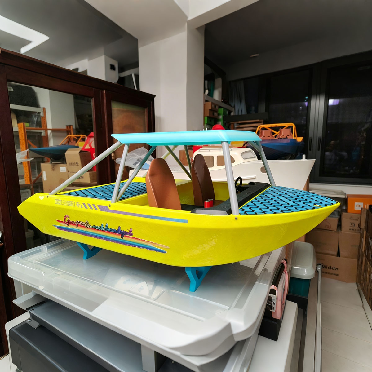 RCスピード ​ ​ ボート64.5cm 自動復帰機能付き  - 3D Printing Rc Boat のレビューと価格