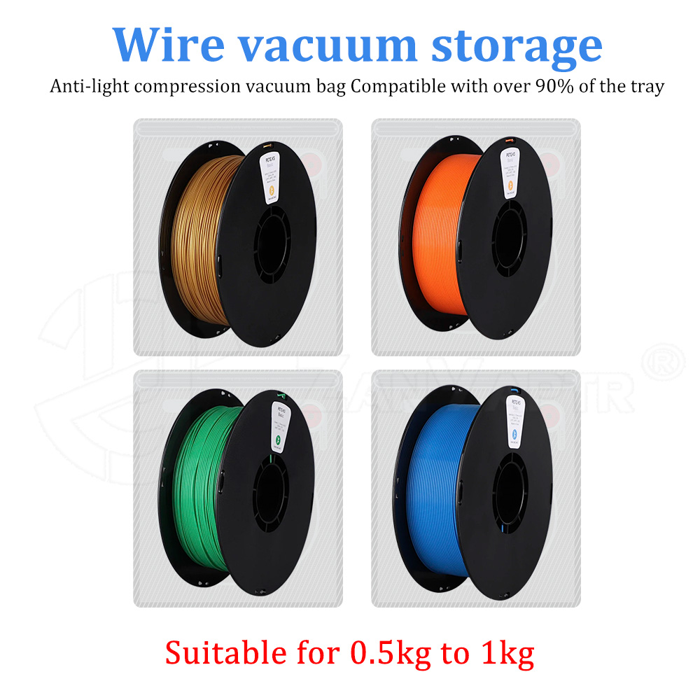 3D プリンターアクセサリー用アップグレードされた真空バッグ - Abs Filament Spool のレビューと価格