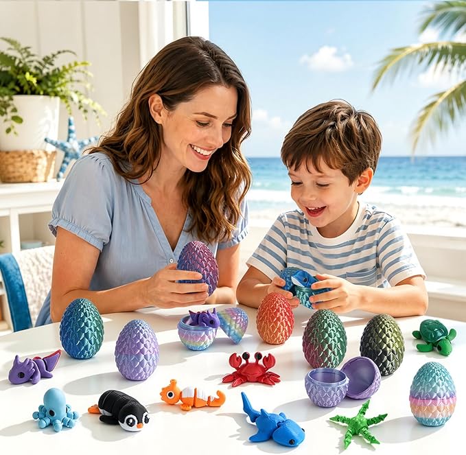 24個入り 3Dプリント サプライズエッグ ブラインドボック - 3D Printing Fidget Toys のレビューと価格