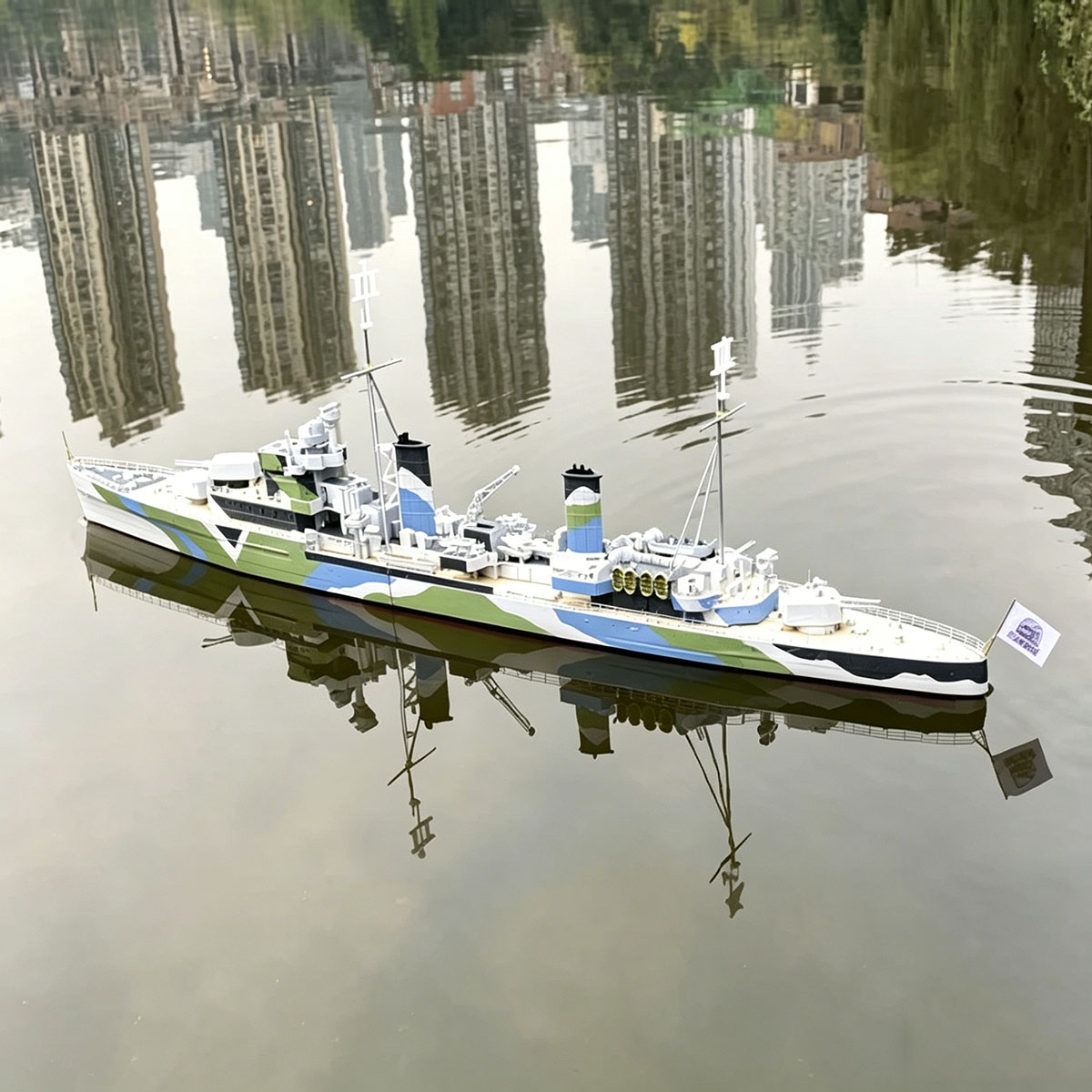 1/200 RCボート 77cm 麻仙級軽巡洋艦 ラジコンボ - 3D Printing Rc Boat のレビューと価格