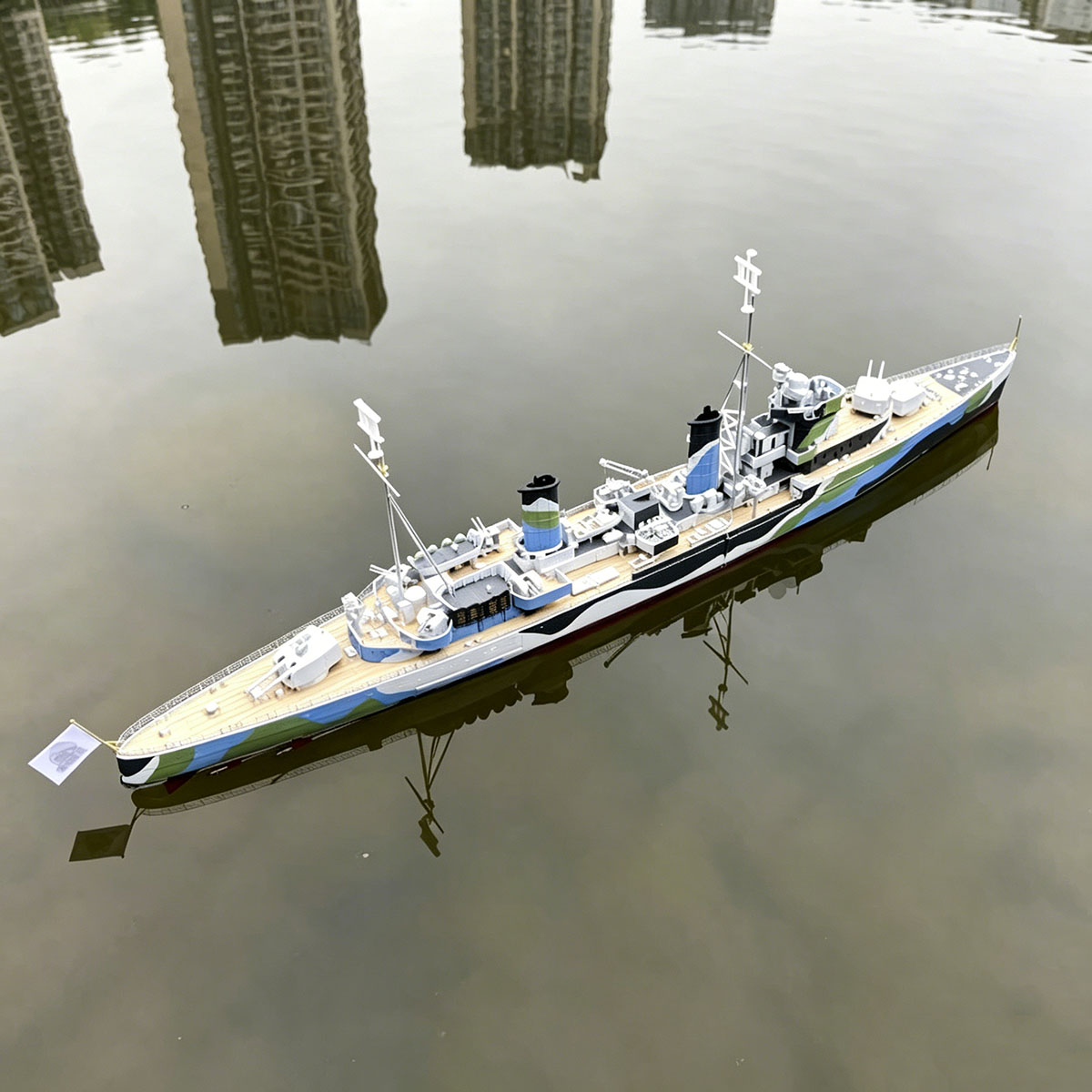 1/200 RCボート 77cm 麻仙級軽巡洋艦 ラジコンボ - 3D Printing Rc Boat のレビューと価格
